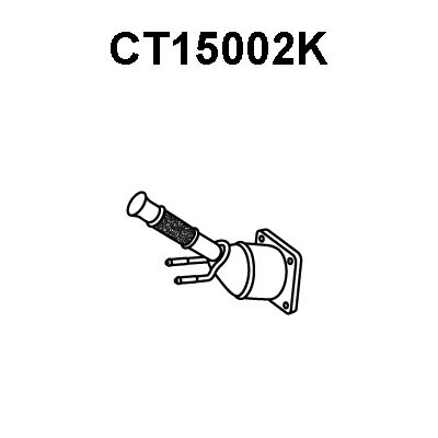 VENEPORTE katalizatoriaus keitiklis CT15002K