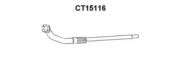 VENEPORTE Труба выхлопного газа CT15116