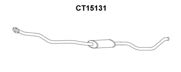 VENEPORTE Предглушитель выхлопных газов CT15131