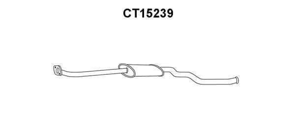 VENEPORTE Предглушитель выхлопных газов CT15239