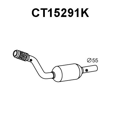 VENEPORTE katalizatoriaus keitiklis CT15291K