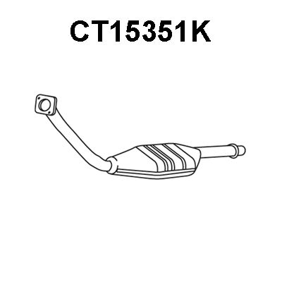 VENEPORTE katalizatoriaus keitiklis CT15351K