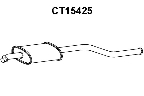 VENEPORTE Предглушитель выхлопных газов CT15425