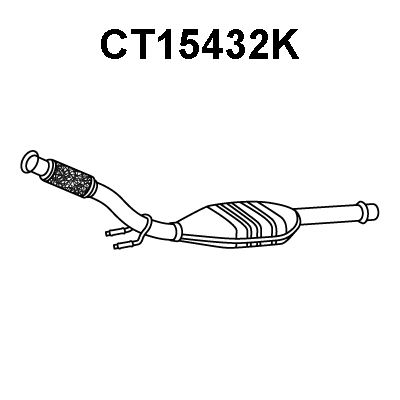 VENEPORTE katalizatoriaus keitiklis CT15432K