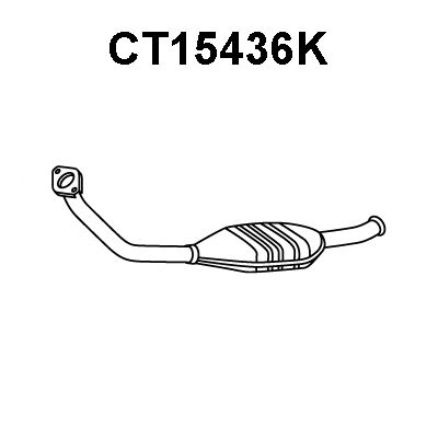 VENEPORTE katalizatoriaus keitiklis CT15436K