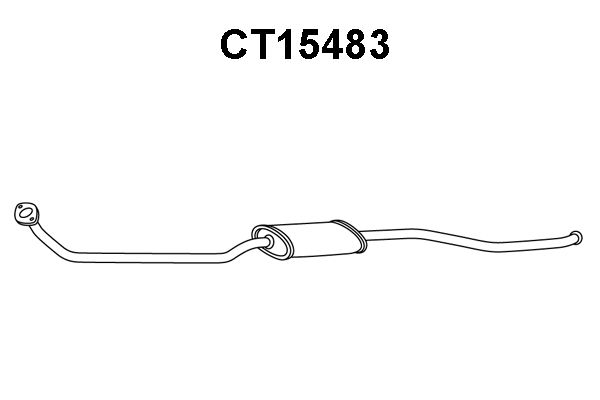 VENEPORTE priekinis duslintuvas CT15483