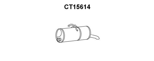 VENEPORTE Глушитель выхлопных газов конечный CT15614