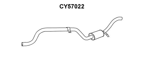 VENEPORTE Глушитель выхлопных газов конечный CY57022