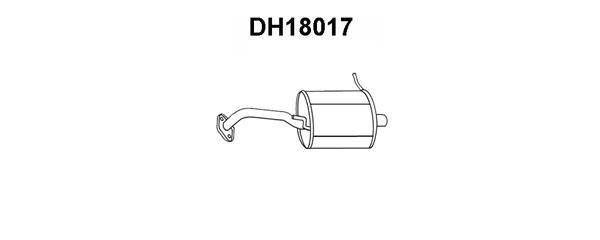VENEPORTE Глушитель выхлопных газов конечный DH18017
