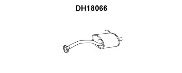 VENEPORTE Глушитель выхлопных газов конечный DH18066