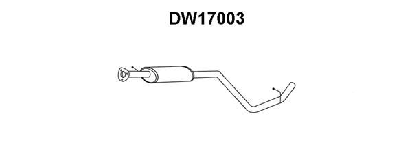 VENEPORTE Средний глушитель выхлопных газов DW17003
