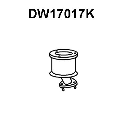 VENEPORTE katalizatoriaus keitiklis DW17017K