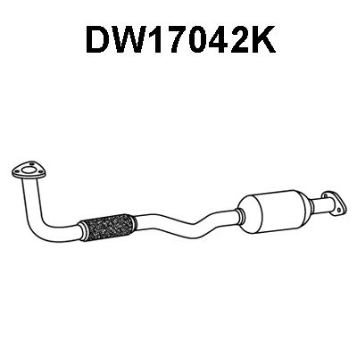 VENEPORTE katalizatoriaus keitiklis DW17042K