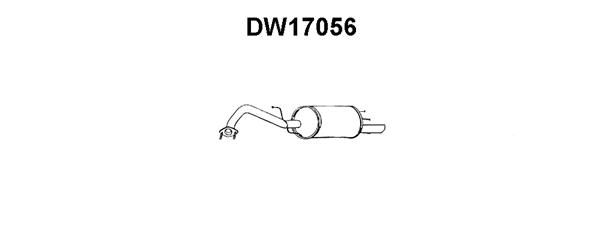 VENEPORTE Глушитель выхлопных газов конечный DW17056