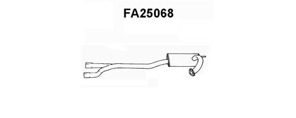 VENEPORTE Предглушитель выхлопных газов FA25068