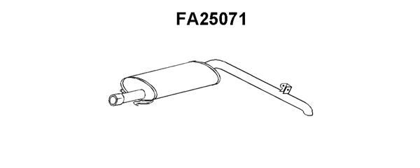 VENEPORTE Глушитель выхлопных газов конечный FA25071