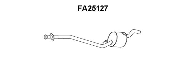 VENEPORTE Предглушитель выхлопных газов FA25127