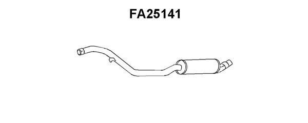 VENEPORTE Предглушитель выхлопных газов FA25141