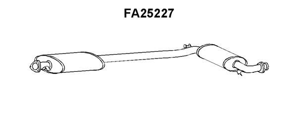 VENEPORTE Предглушитель выхлопных газов FA25227