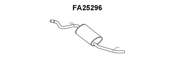 VENEPORTE Глушитель выхлопных газов конечный FA25296