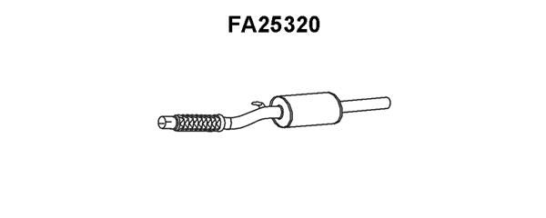 VENEPORTE Средний глушитель выхлопных газов FA25320