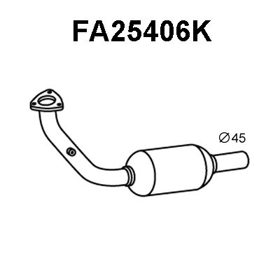 VENEPORTE katalizatoriaus keitiklis FA25406K