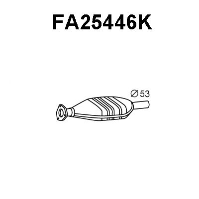 VENEPORTE katalizatoriaus keitiklis FA25446K