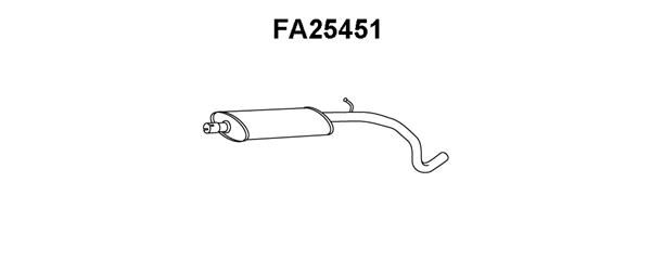 VENEPORTE Предглушитель выхлопных газов FA25451