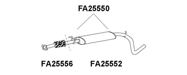 VENEPORTE vidurinis duslintuvas FA25552