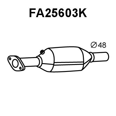VENEPORTE katalizatoriaus keitiklis FA25603K