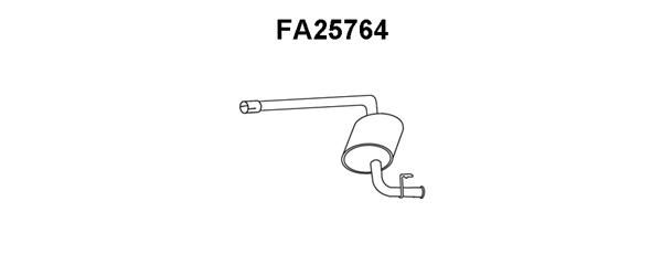VENEPORTE Глушитель выхлопных газов конечный FA25764