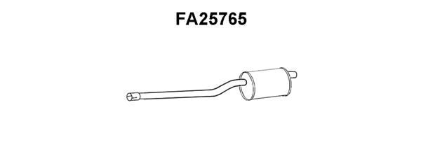 VENEPORTE Средний глушитель выхлопных газов FA25765