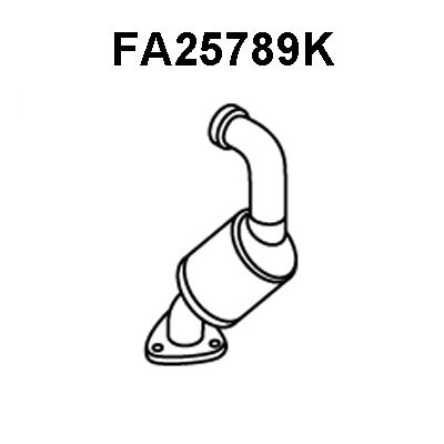 VENEPORTE katalizatoriaus keitiklis FA25789K