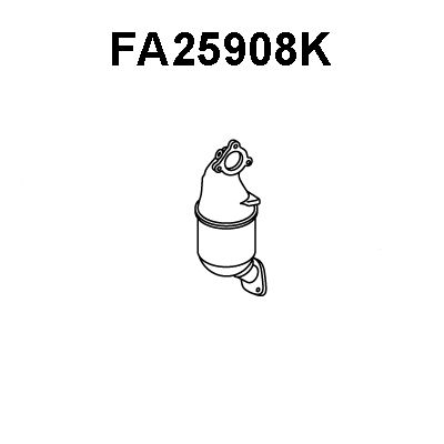 VENEPORTE katalizatoriaus keitiklis FA25908K