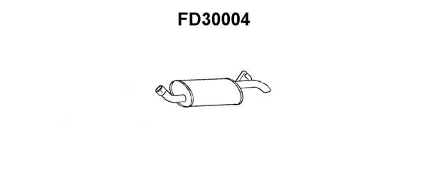VENEPORTE Глушитель выхлопных газов конечный FD30004