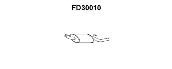 VENEPORTE Глушитель выхлопных газов конечный FD30010