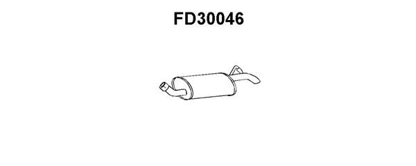 VENEPORTE Глушитель выхлопных газов конечный FD30046