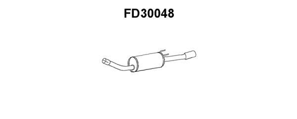 VENEPORTE Глушитель выхлопных газов конечный FD30048