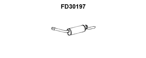 VENEPORTE Глушитель выхлопных газов конечный FD30197