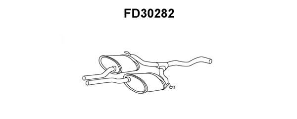 VENEPORTE Предглушитель выхлопных газов FD30282