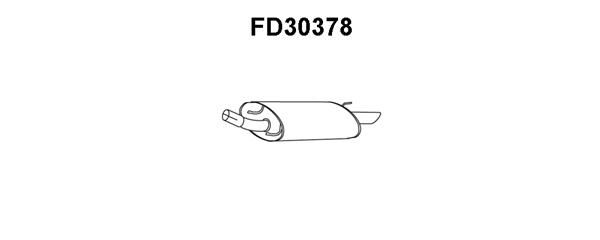 VENEPORTE Глушитель выхлопных газов конечный FD30378