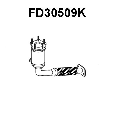 VENEPORTE katalizatoriaus keitiklis FD30509K