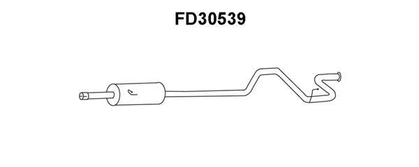 VENEPORTE Глушитель выхлопных газов конечный FD30539