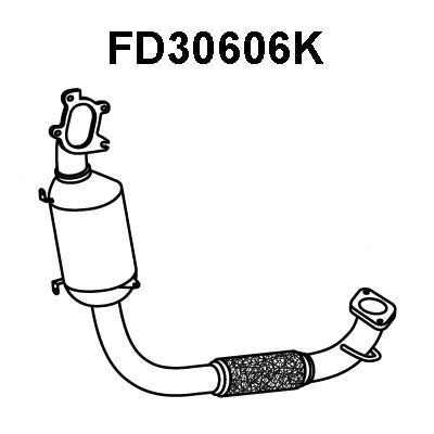 VENEPORTE katalizatoriaus keitiklis FD30606K
