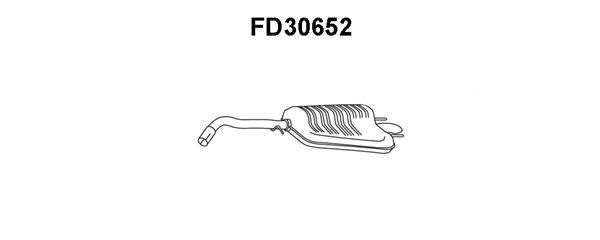 VENEPORTE Глушитель выхлопных газов конечный FD30652