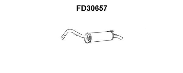 VENEPORTE Глушитель выхлопных газов конечный FD30657