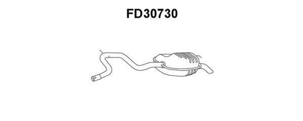 VENEPORTE Глушитель выхлопных газов конечный FD30730