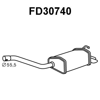 VENEPORTE galinis duslintuvas FD30740