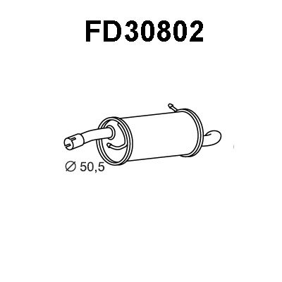 VENEPORTE galinis duslintuvas FD30802