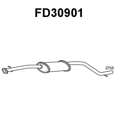 VENEPORTE priekinis duslintuvas FD30901